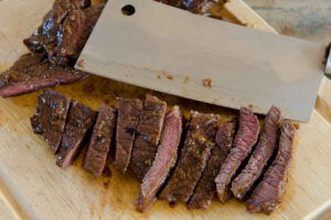 Sirloin Steaks koreanisch Sous-Vide Bulgogi Art Rezept