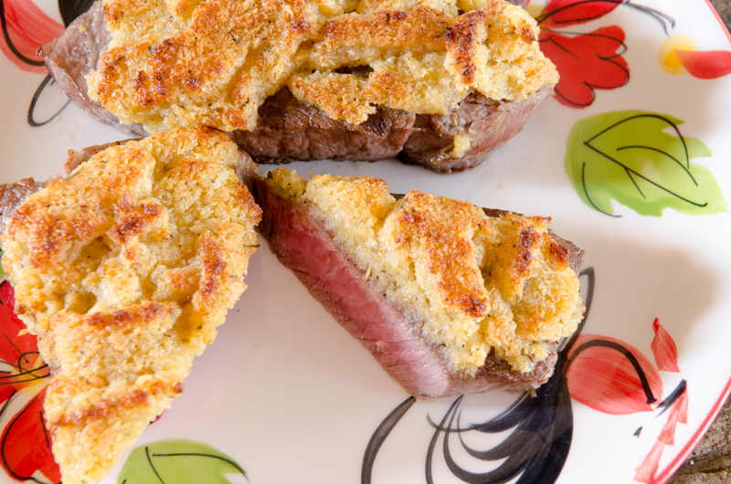 Steaks mit Orangenkruste Rezept