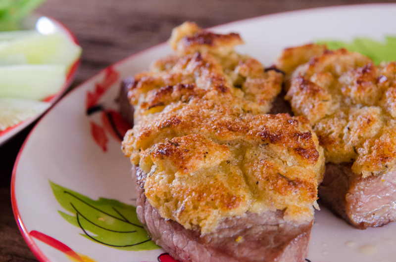 Rezept Sirloin Steaks mit Orangenkruste Sous-Vide.