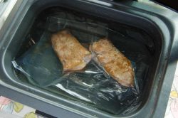 Rezept Sirloin Steaks mit Orangenkruste Sous-Vide.
