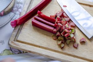 Rezept Low Carb Rhabarberkuchen