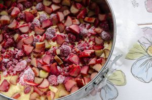 Rezept Low Carb Rhabarberkuchen