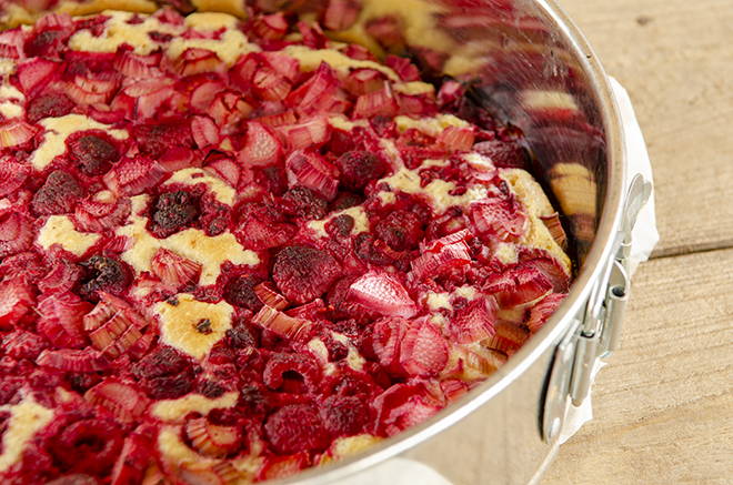 Rezept Low Carb Rhabarberkuchen