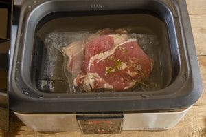 Sous Vide Kalbsnacken Steak