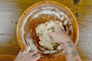 Rezept für Hamburgerbrötchen mit Sauerteig