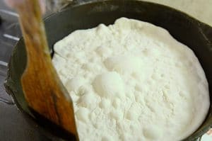 Fladenbrote zum Füllen und aufrollen