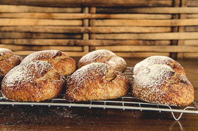 DaMohony Banneton Brotgärkörbe, 6 Stück – Rattan, Ø 15,2 Cm, Mit Stoffeinsatz, Für Sauerteig & Brotbacken