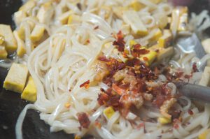 Pad Thai - Gebratene Reisnudeln