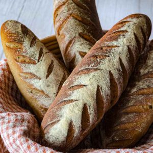 Roggenbaguette Rezept und Anleitung