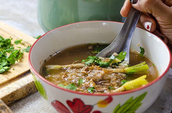 Reissuppe - Herzerwärmendes Rezept aus Thailand - Khao Tom