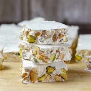 Weißer Nougat - Torrone Rezept