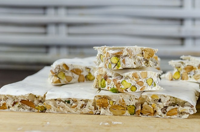 Weißer Nougat - Torrone Rezept