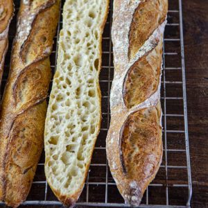 Baguettes backen mit Sauerteig