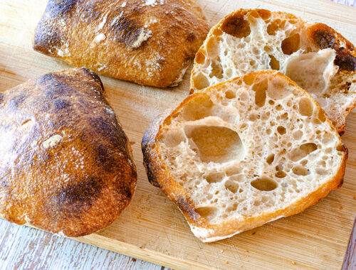 Ciabatta Brötchen Anleitun und Rezept